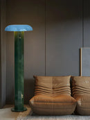 Axyaa Modern Blue Green Floor Lamp for Living Room, Bedside, or Sofa