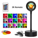 Axyaa LED Sunset Projector Lamp with Bluetooth Control and Disco Lighting