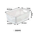 Axyaa 10-Piece Versatile Plastic Storage Baskets for Toys, Desk, Kitchen, and Bathroom