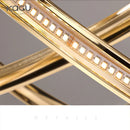 Axyaa LED Chandelier Pendant Light - Modern Dimmable Home Ceiling Fixture
