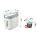 Axyaa Rice & Grain Storage Box - Insect-Proof Sealed Container