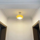 Axyaa Glass Copper LED Ceiling Light - Nordic Ceiling Lamp for Home Decor