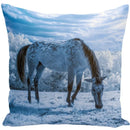 Animal Horse Printed Cushion Cover by Axyaa - Sofa Decor Pillowcase