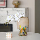 Axyaa Mushroom Glass Vase: Creative Floral Table Decor & Room Aesthetic