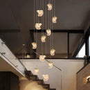 Axyaa LED Pendant Lights Modern Chandeliers for Living Room Dining Room