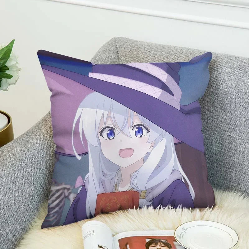 Axyaa Wandering Witch 40x40 Fall Pillow Cover - Home Decor & Cushion Cover