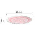 Axyaa Ceramic Rose Butterfly Teacup Set Milk Coffee Cup Camellia Afternoon Exquisite