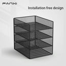 Axyaa Desk Organizer: 4-Tier Desktop Storage Rack & File Holder