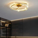Axyaa Luxury Crystal Ceiling Lights for Home Decor - Modern LED Chandeliers
