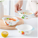 Axyaa Dinosaur Ceramic Children's Bowl - High Temperature Resistant, Cute & Versatile