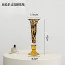 Axyaa Tall Glass Vase: Modern Living Room & Hotel Decoration