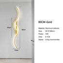 Axyaa LED Wall Lights in Black Gold White for Bedroom Corridor Balcony