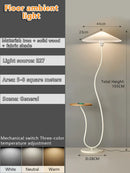 Axyaa Cream Floor Lamp with Shelf - Minimalist Design for Living Room & Bedroom