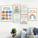 Axyaa Calm Corner Canvas Prints - Educational Classroom Wall Art for Home & School