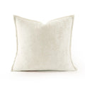 Axyaa Chenille Cushion Cover 45x45cm - Solid Color Thick Cojines for Bedroom & Living Room