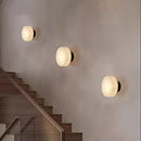 Axyaa Marble LED Wall Lamp Black Gold Copper Sconce Natrual Stone