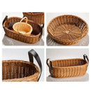 Axyaa Rattan Wicker Serving Baskets: 10 Styles for Bread, Fruit, Vegetables
