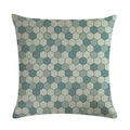 Axyaa Geometric Abstract Linen Pillowcase for Home Decor