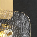Axyaa Copper Square Wall Lamp for Postmodern Luxury Living Room and Bedroom