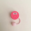 Axyaa Biscuit Silicone Straw Cap for Stanley Water Cups, Large Diameter Reusable Dustproof Plug