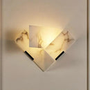 Axyaa Elegant Alabaster Marble Wall Lamp for Bedroom, Living Room, Corridor