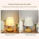 Axyaa Nordic Pleated USB Table Lamp DIY Foldable 5V 220V Art Bedroom Night Light