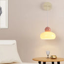 Axyaa Nordic LED Wall Light: Adjustable Glass Bedside Lamp with Pull Chain Switch