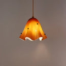 Axyaa Hand-Painted Glass Bellina Pendant Light for Home Decor