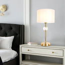Axyaa Modern Golden Crystal Table Lamp - Affordable, Romantic, Cozy Night Light
