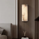 Axyaa Marble Wall Lamp: Modern Italian Design, Luxury Bedroom Sconce