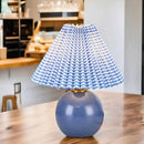 Axyaa Nordic Pleated Table Lamp - USB Art Night Light for Bedroom