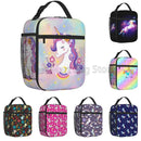 Axyaa Cartoon Unicorn Lunch Bag | Insulated Thermal Tote for Women Girls