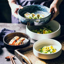 Axyaa Japanese Style Ceramic Soup Salad Dessert Bowl Set for Molecular Cooking