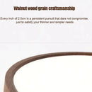 Axyaa Circular Wood Grain LED Ceiling Lamp for Home, Restaurant, and Balcony