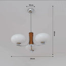 Axyaa Glass Chandelier Retro Ceiling Lamp Medieval Vintage Pendant Light