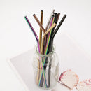 Axyaa Stainless Steel Straw Set with Bag - Eco-Friendly Reusable Bar Accessories