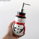 Axya Christmas Bottle Set: Bear/Penguin/Snowman, Soap/Shampoo/Shower Gel Dispenser