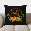 Axyaa Autumn Leaves Pattern Throw Pillow | Sofa Bedroom Car Pillow Cover