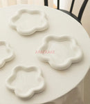 Axyaa Flower Plate: Exquisite Dining Plate, High Grade, Cute Dessert Plate