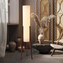Axyaa Solid Wood LED Floor Lamp for Room Decor and Lighting