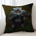 Axyaa Skull Lighthouse Monster Cushion Covers 45x45CM - Cool Art Animals Scary Design