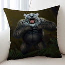 Axyaa Skull Lighthouse Monster Cushion Covers 45x45CM - Cool Art Animals Scary Design