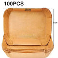 Axyaa Non-Stick Air Fryer Grill Mat: Rectangular Baking Tray Liner
