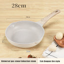 Axyaa Ceramic Non-Stick Wok Pan for Induction and Gas Stoves