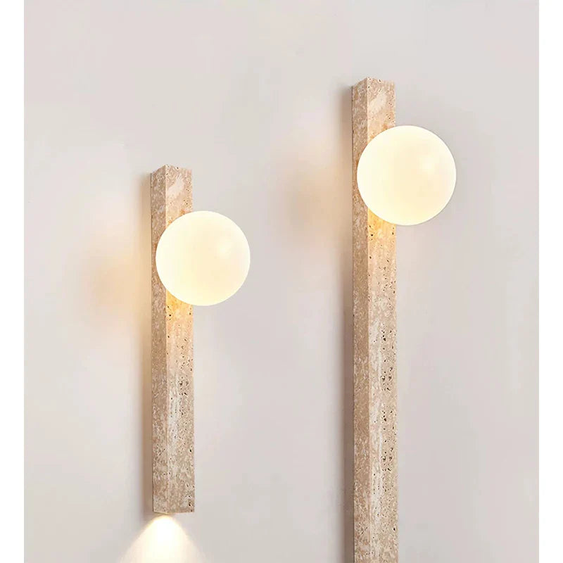 Axyaa Yellow Cave Stone Wall Lamp - Industrial Style Design for Restaurant and Living Room