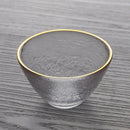 Axyaa 80ml Heat Resistant Tea Cup Vertical Texture Sake Tasting Glass