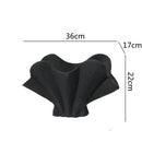 Axyaa Irregular Fan Ceramic Vase for Stylish Flower Arrangement