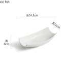 Axya Stone White Ceramic Dinner Plate for Restaurants and Home Dining