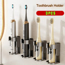 Axyaa Wall-Mounted Electric Toothbrush Holder - Space-Saving Storage Base