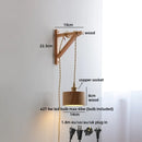 Axyaa Bedside LED Wall Lamp E27 Modern Nordic Stair Light for Home Wall Decor